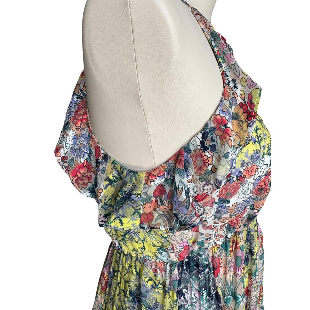 Anthropologie Meadow Rue Floral Maxi Dress Boho Romantic Cottagecore Small - Picture 7 of 12